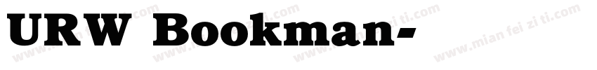 URW Bookman字体转换